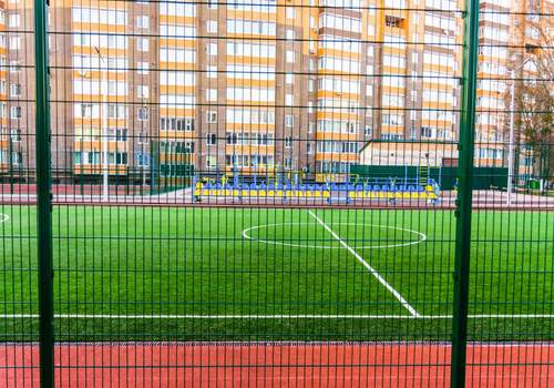 2Д забор для футбольной площадки в Москве